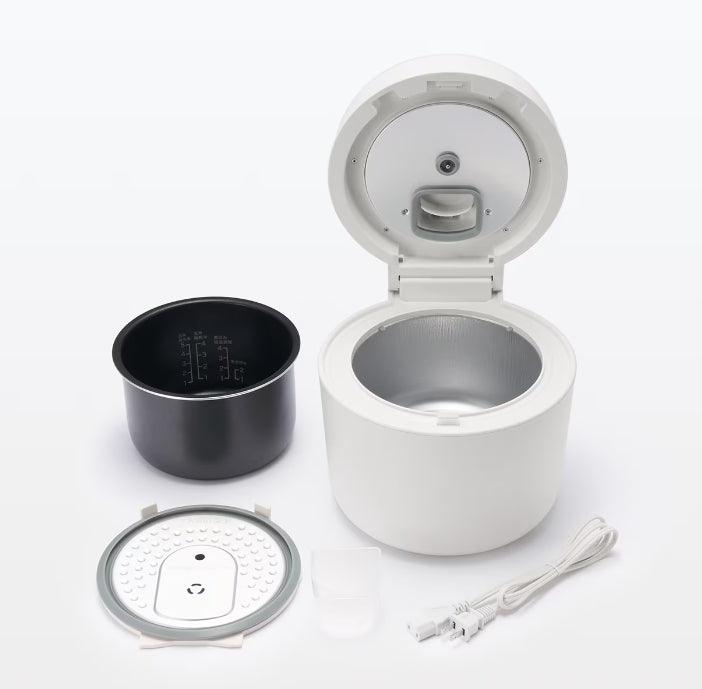 【日本直送】MUJI 無印良品 MJ-RC5T 智慧型電飯鍋|3杯米小型電子鍋・低溫調理|日和優選