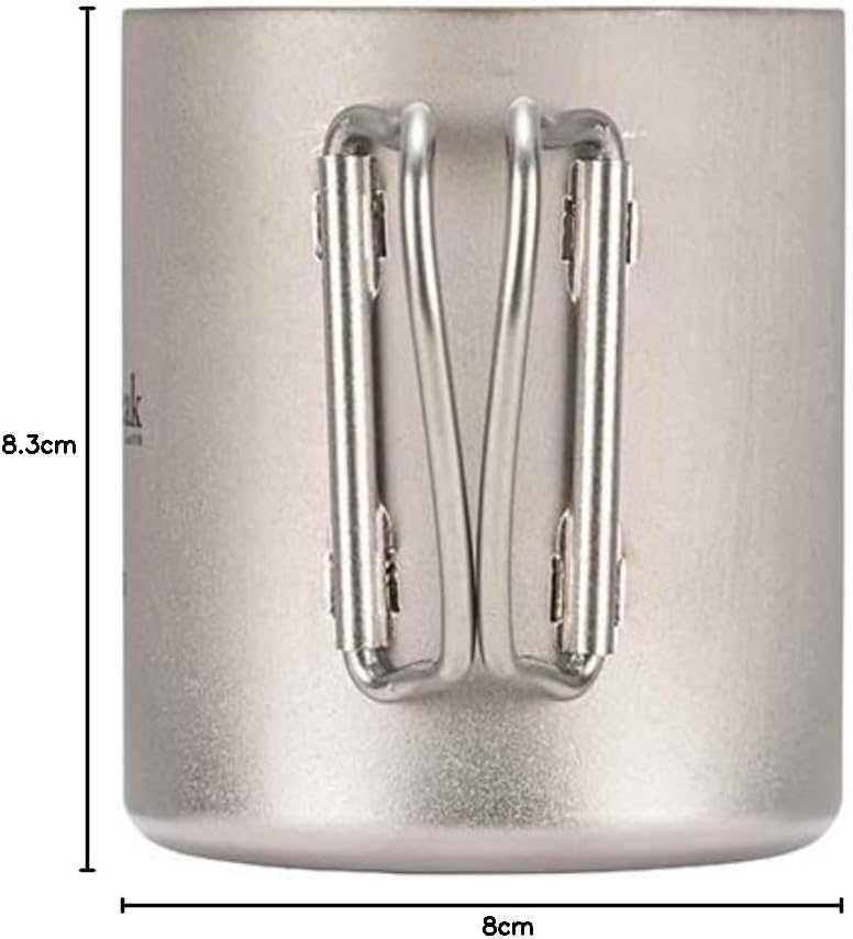 Snow Peak 鈦杯 300ml(雙層)|日本製 Titanium Mug|露營保溫咖啡杯