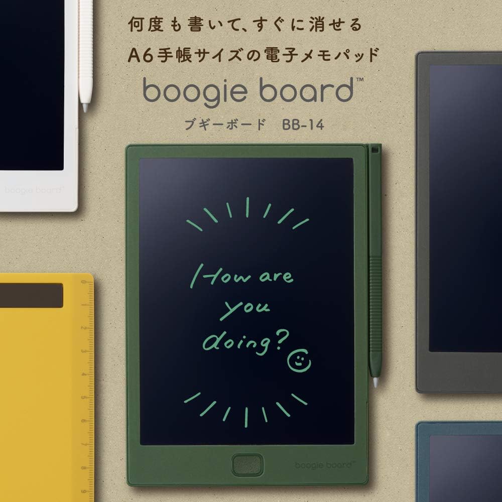 Kingjim Boogie Board 電子備忘板 6 吋|A6 手帳尺寸|可更換電池(BB-14)