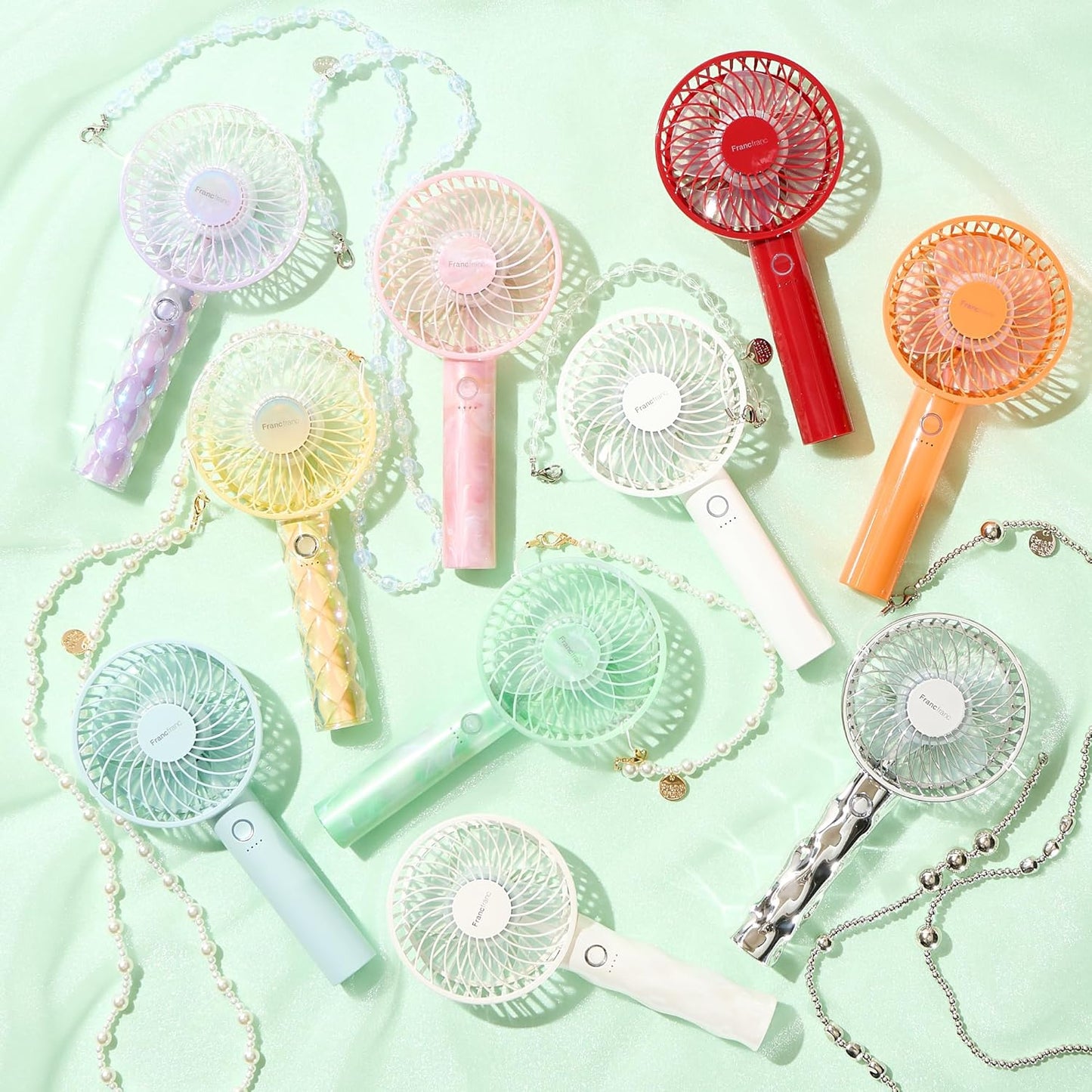 Francfranc Frais Handy Fan 2026 手持風扇 各色展示
