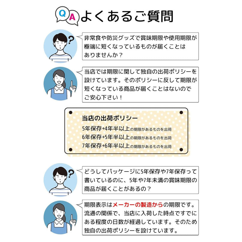 永谷園 防災食品 即食飯 7 年保存 乾燥飯 無需加水 4 種口味 ×5 共 20 袋 非常食