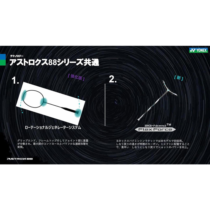 【日本直送】YONEX ASTROX 88D PRO 3AX88D-P 羽球拍 4U6|日本製高階進攻型球拍|日和優選
