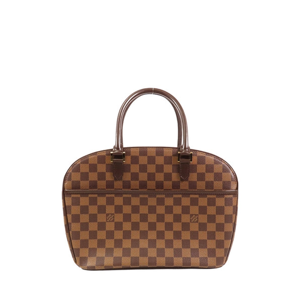 LV second-hand authentic second-hand checkerboard apple bag Louis Vuitton Damier Sarria Horizontal Handbag (Used A)