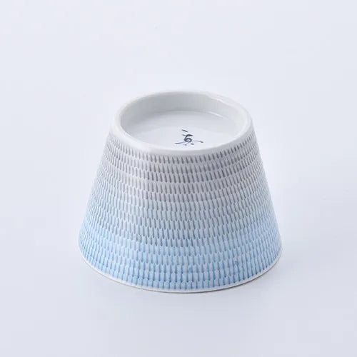 波佐見燒 蕎麥豬口杯 藍色 底部展示