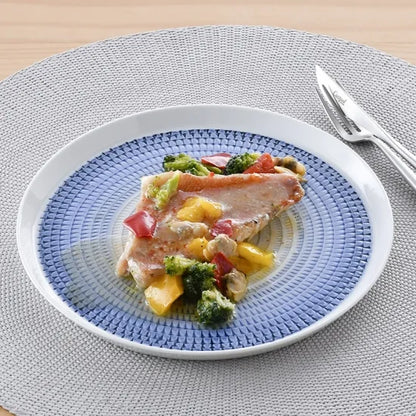 波佐見燒 21cm 主餐盤 使用場景展示