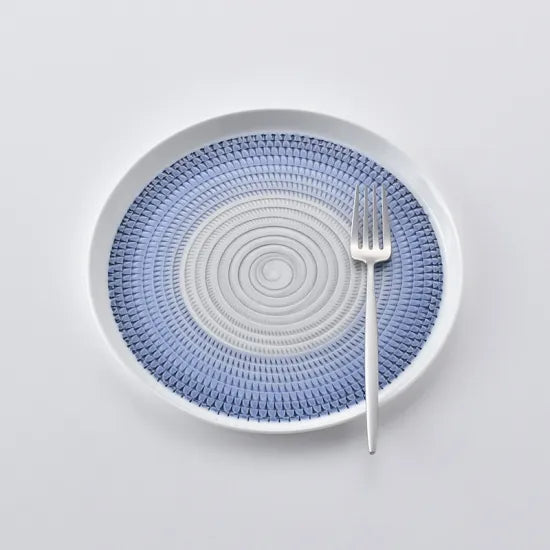 波佐見燒 21cm 主餐盤 青色