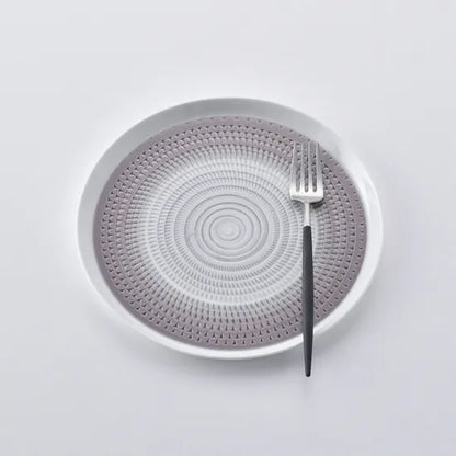 波佐見燒 21cm 主餐盤 紫色