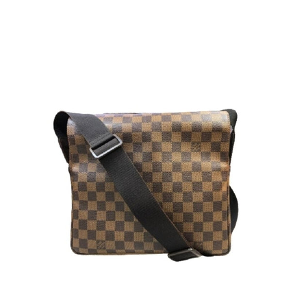 LV second-hand authentic second-hand checkerboard crossbody bag messenger bag Louis Vuitton Damier Naviglio Crossbody Bag (Used AB)