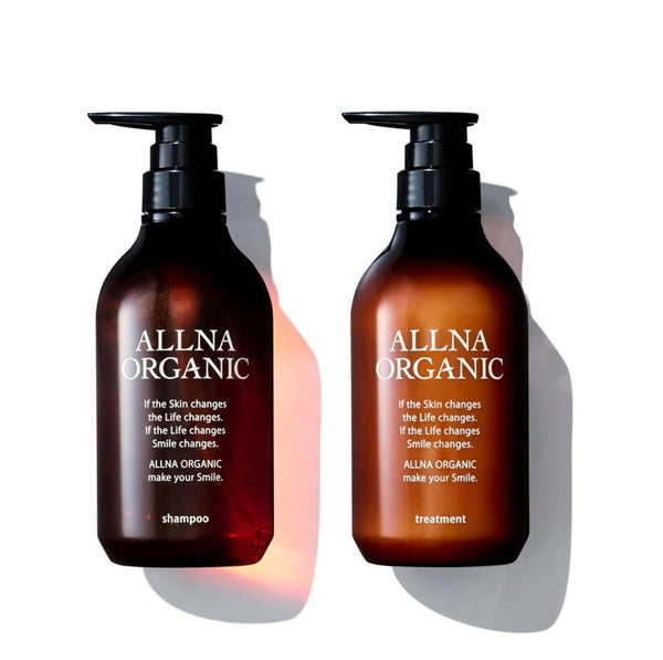 ALLNA ORGANIC 有機 植物性 洗髮乳＆潤髮乳套装 各500ml ▲無添加 無著色 無香料▲