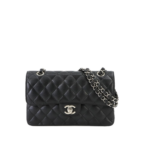 Chanel second-hand authentic second-hand CF23 CHANEL Matelasse Caviar Classic Flap Bag (Used A)