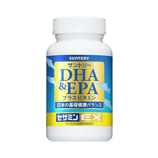 【三得利】SUNTORY鱼油DHA＆EPA＋芝麻明EX国内版