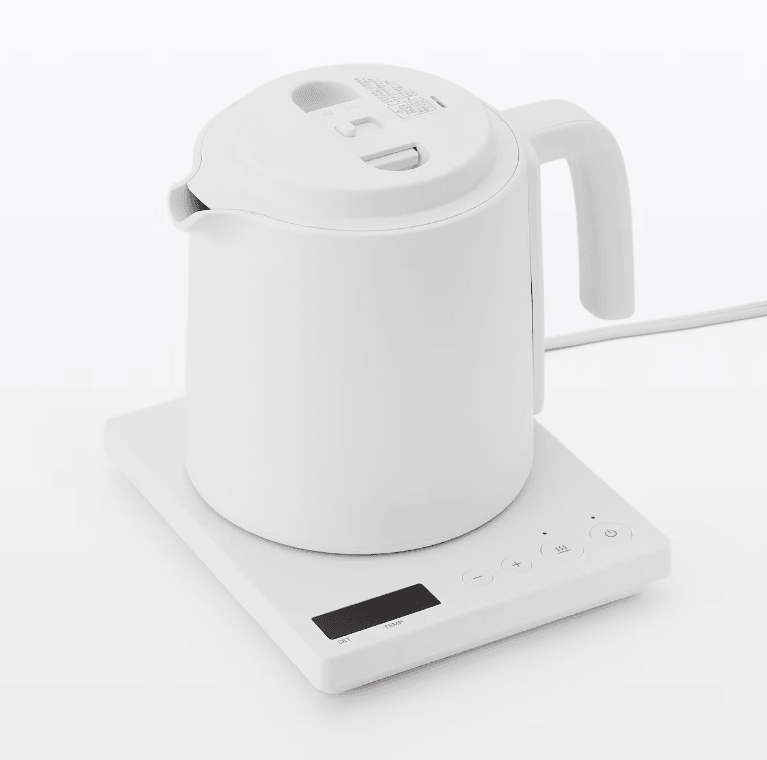 【日本直送】MUJI 無印良品 溫控快煮壺 MJ-KEC08 0.8L｜溫度調節電熱水壺｜日和優選