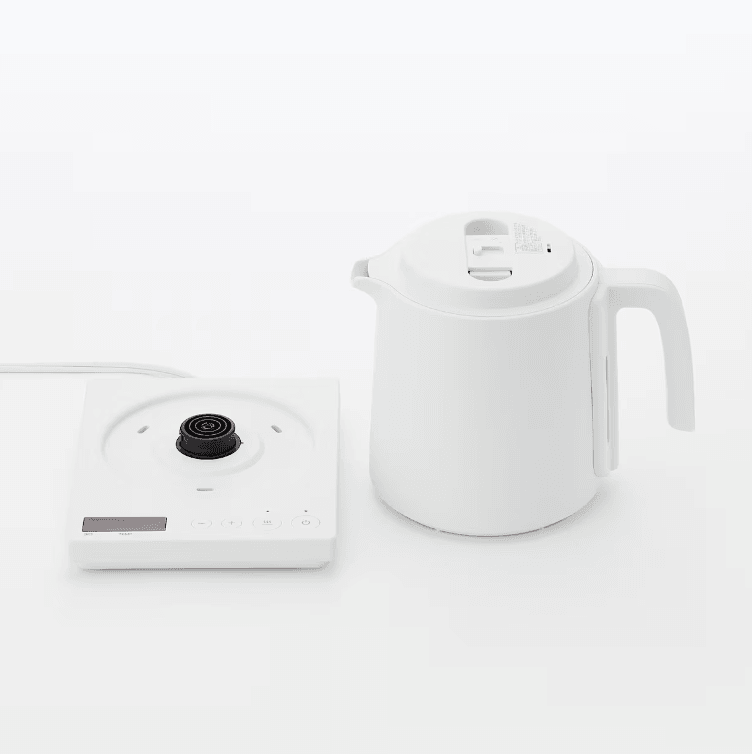 【日本直送】MUJI 無印良品 溫控快煮壺 MJ-KEC08 0.8L｜溫度調節電熱水壺｜日和優選