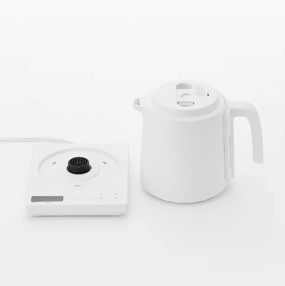 【日本直送】MUJI 無印良品 溫控快煮壺 MJ-KEC08 0.8L｜溫度調節電熱水壺｜日和優選