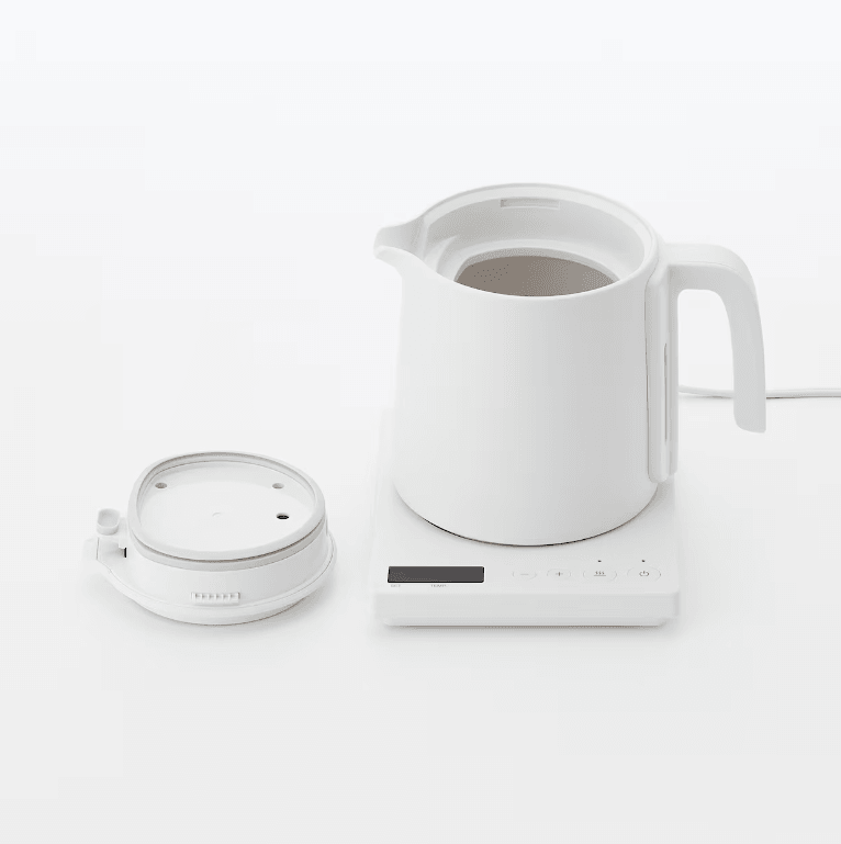 【日本直送】MUJI 無印良品 溫控快煮壺 MJ-KEC08 0.8L｜溫度調節電熱水壺｜日和優選