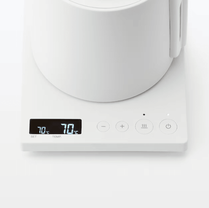 【日本直送】MUJI 無印良品 溫控快煮壺 MJ-KEC08 0.8L｜溫度調節電熱水壺｜日和優選