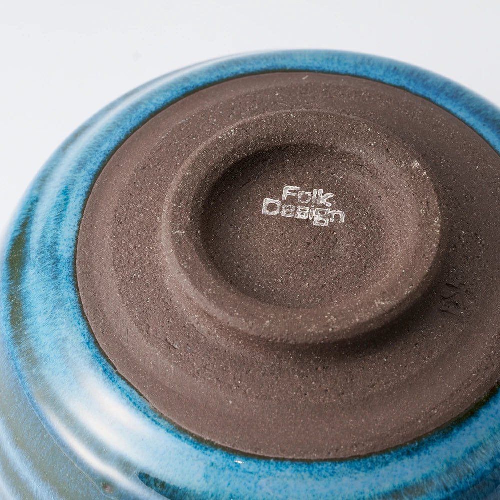 AKOMEYA TOKYO 波佐見燒 抹茶三件組｜青藍釉｜日本製 茶碗＋茶筅＋茶杓