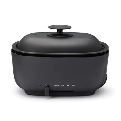 【日本直送】MUJI 無印良品 多功能電火鍋 MJ-HPFK2｜深型電煮鍋・煎炒煮多用途｜日和優選