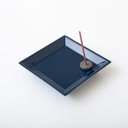 京都松榮堂 芳輪線香禮盒｜三種香味＋藍釉香皿｜日本香氛伴手禮