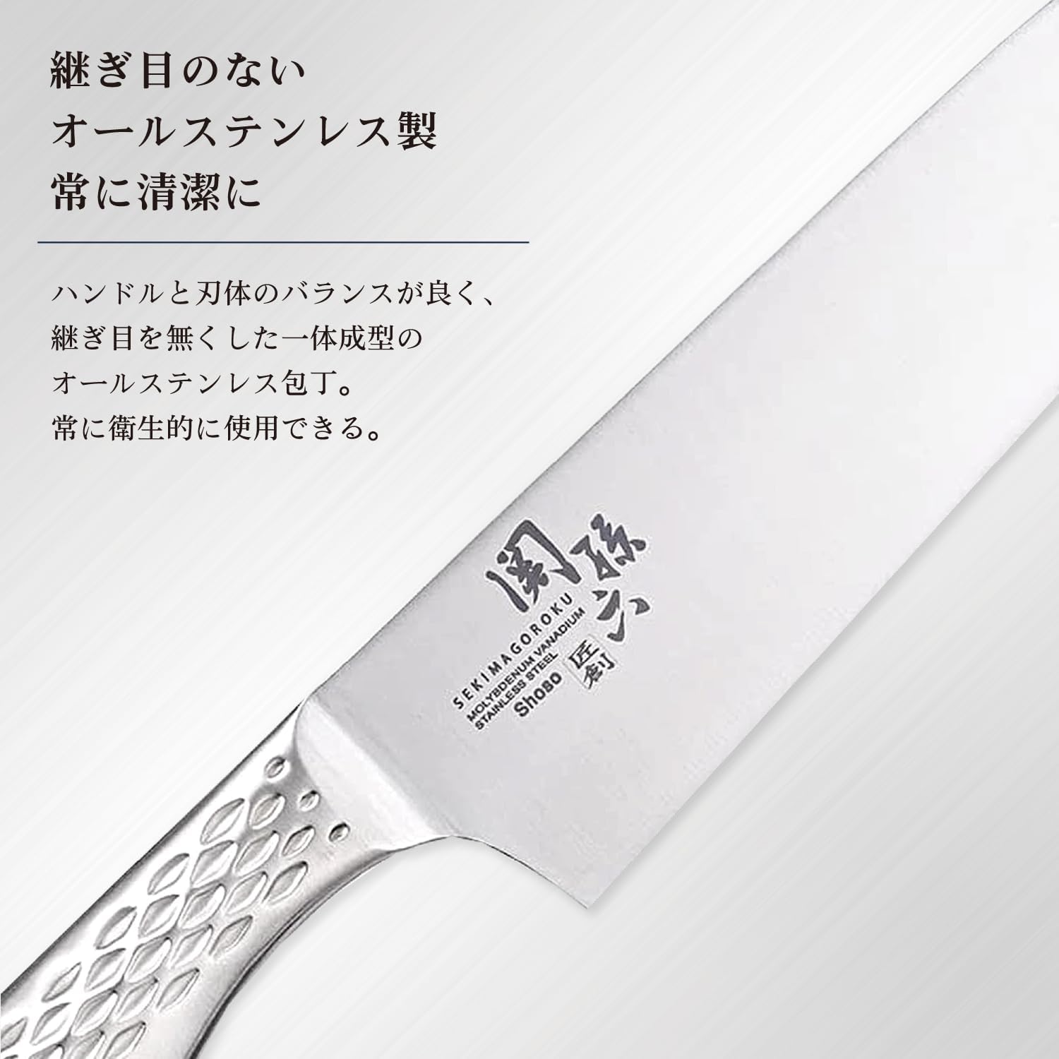 貝印關孫六匠創 AB5163 水果刀刀身與鋒利刀刃細節特寫