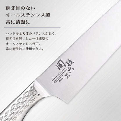貝印關孫六匠創 AB5163 水果刀刀身與鋒利刀刃細節特寫