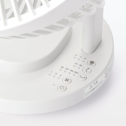 MUJI 無印良品循環扇底座操作按鈕與控制面板
