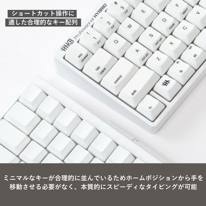 HHKB Professional HYBRID Type-S 高端鍵盤 PD-KB800WS｜日本 PFU 靜電容量鍵盤｜Bluetooth 無線鍵盤