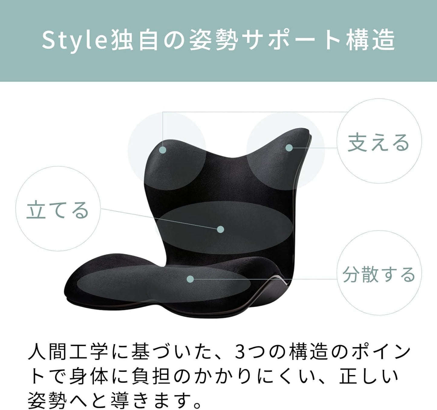 MTG Style Seat 系列 高階骨盆支撐坐椅 PREMIUM DX 黑色