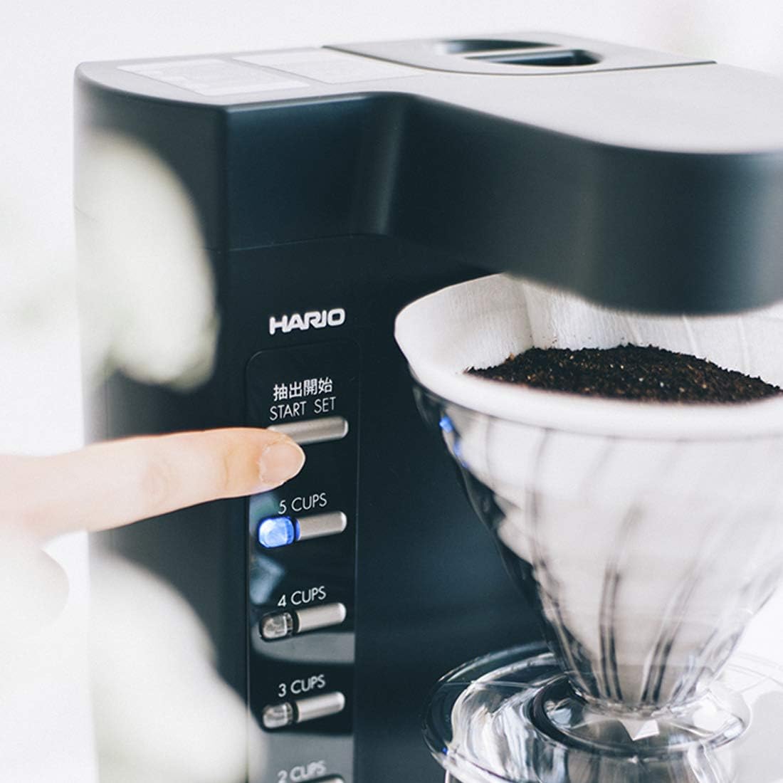 HARIO V60 珈琲王2 自動手沖咖啡機 操作面板