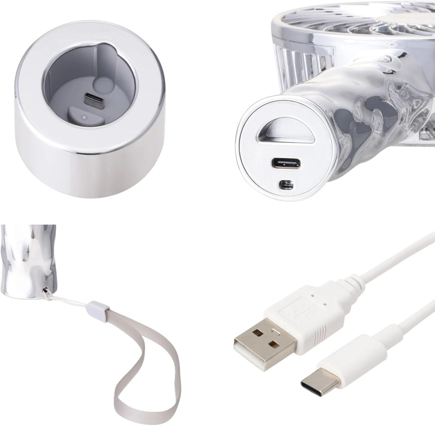 Francfranc Frais Handy Fan 2026 手持風扇 USB-C充電 細節圖