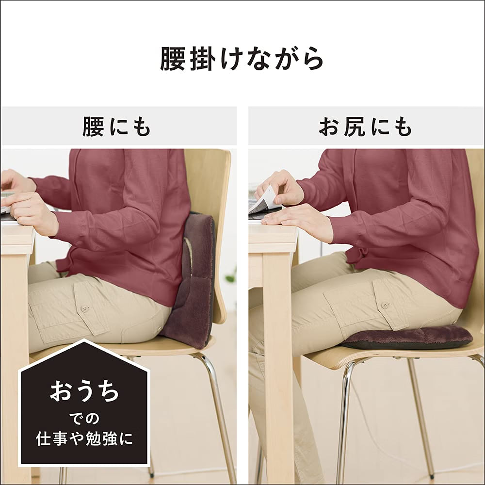 Panasonic 國際牌 DF-SAC30-T 棕色電熱暖腳墊也可用於坐墊使用