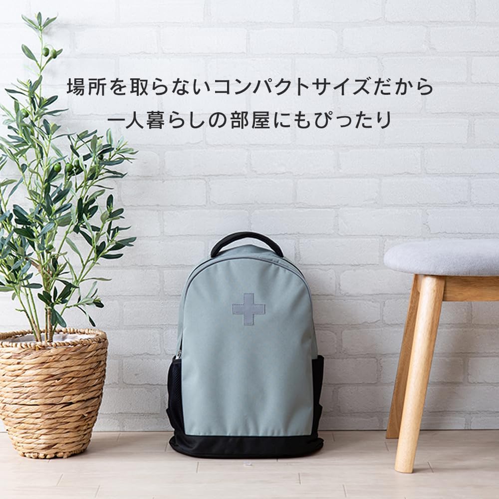 IRIS OHYAMA BRS-33 防災包33件組 一人用防災包 不佔空間好收納