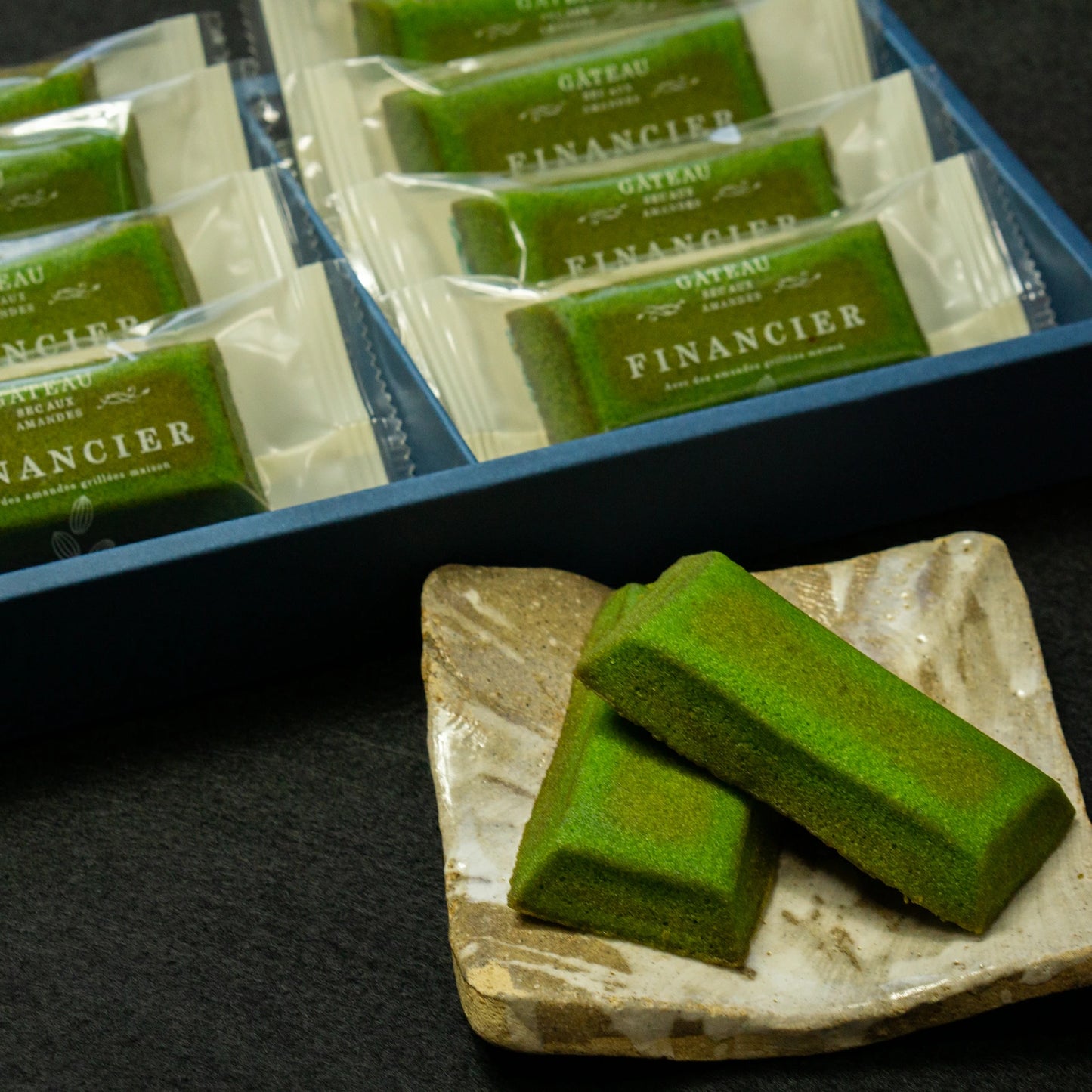 京都宇治抹茶費南雪 8入禮盒｜自家研磨杏仁 × 抹茶燒菓子