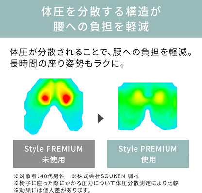 MTG Style PREMIUM 系列 骨盆支撐坐墊 日本製 人體工學 坐姿輔助
