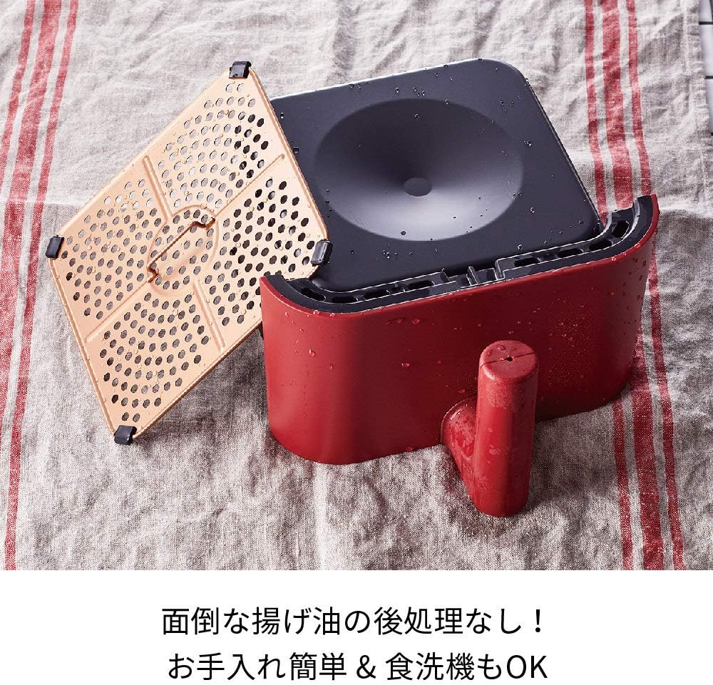 récolte Air Oven 小型氣炸鍋 清洗簡單示意