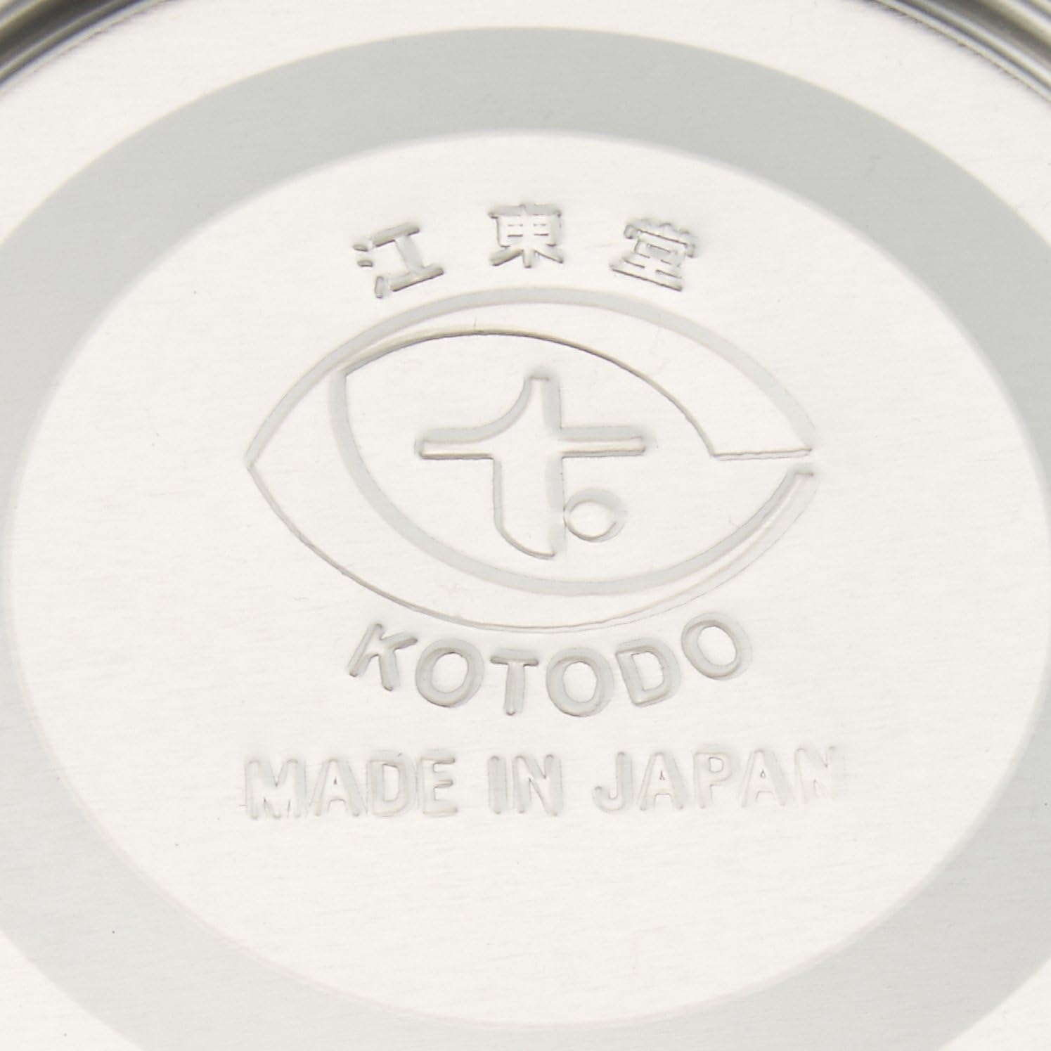 江東堂高橋製作所 日本製茶筒底部標示細節