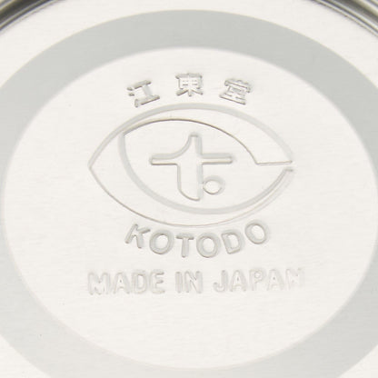 江東堂高橋製作所 日本製茶筒底部標示細節