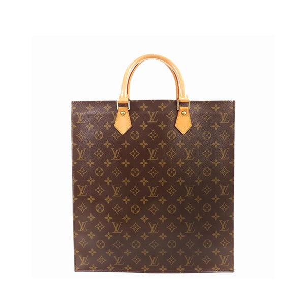 LV second-hand authentic second-hand piano music bag handbag Louis Vuitton Monogram Sac Plat Handbag (Used A)