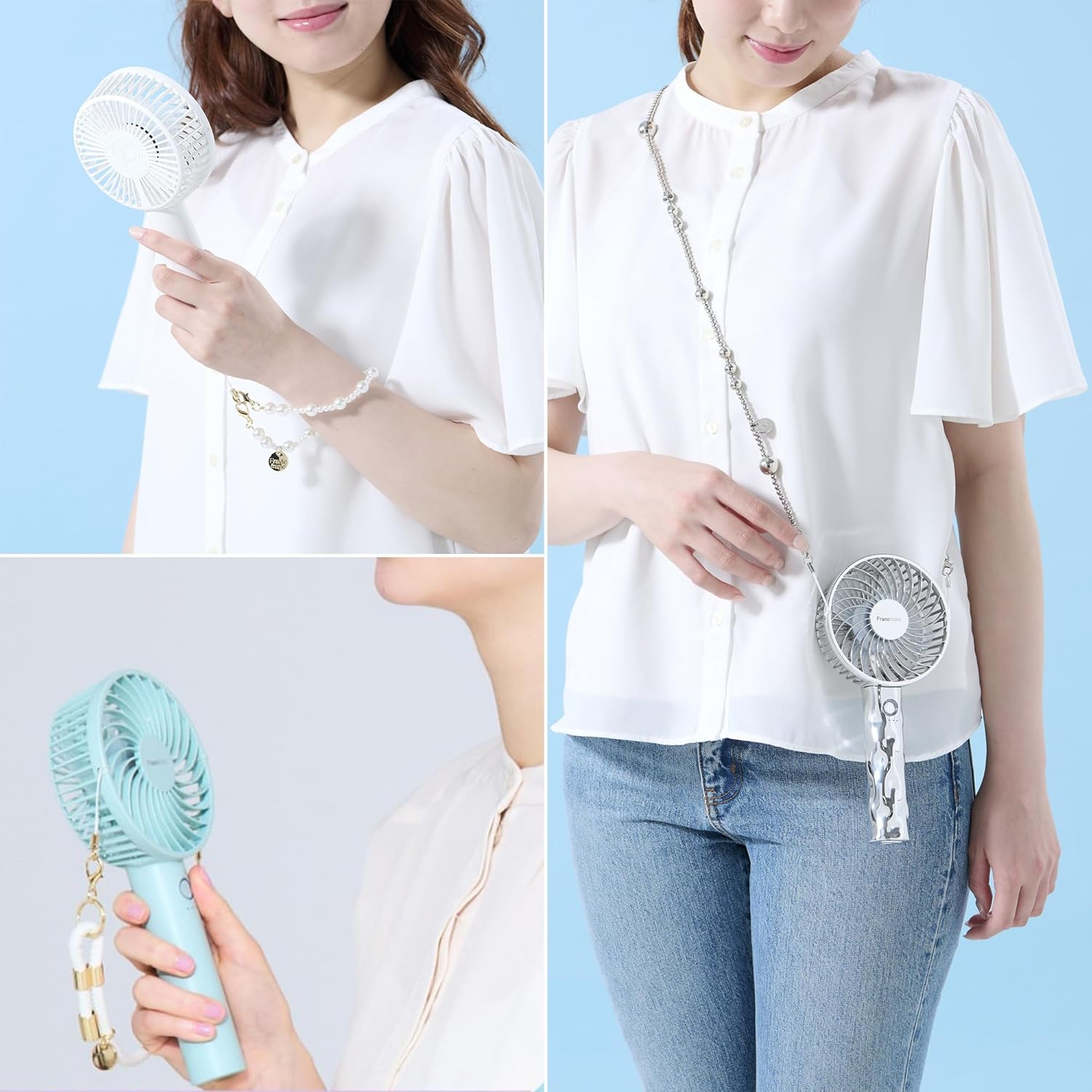 Francfranc Frais Handy Fan 2026 手持風扇 使用場景