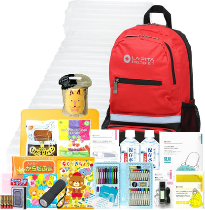LA･PITA  兒童防災包 18 點組 避難包 地震防災 緊急救難