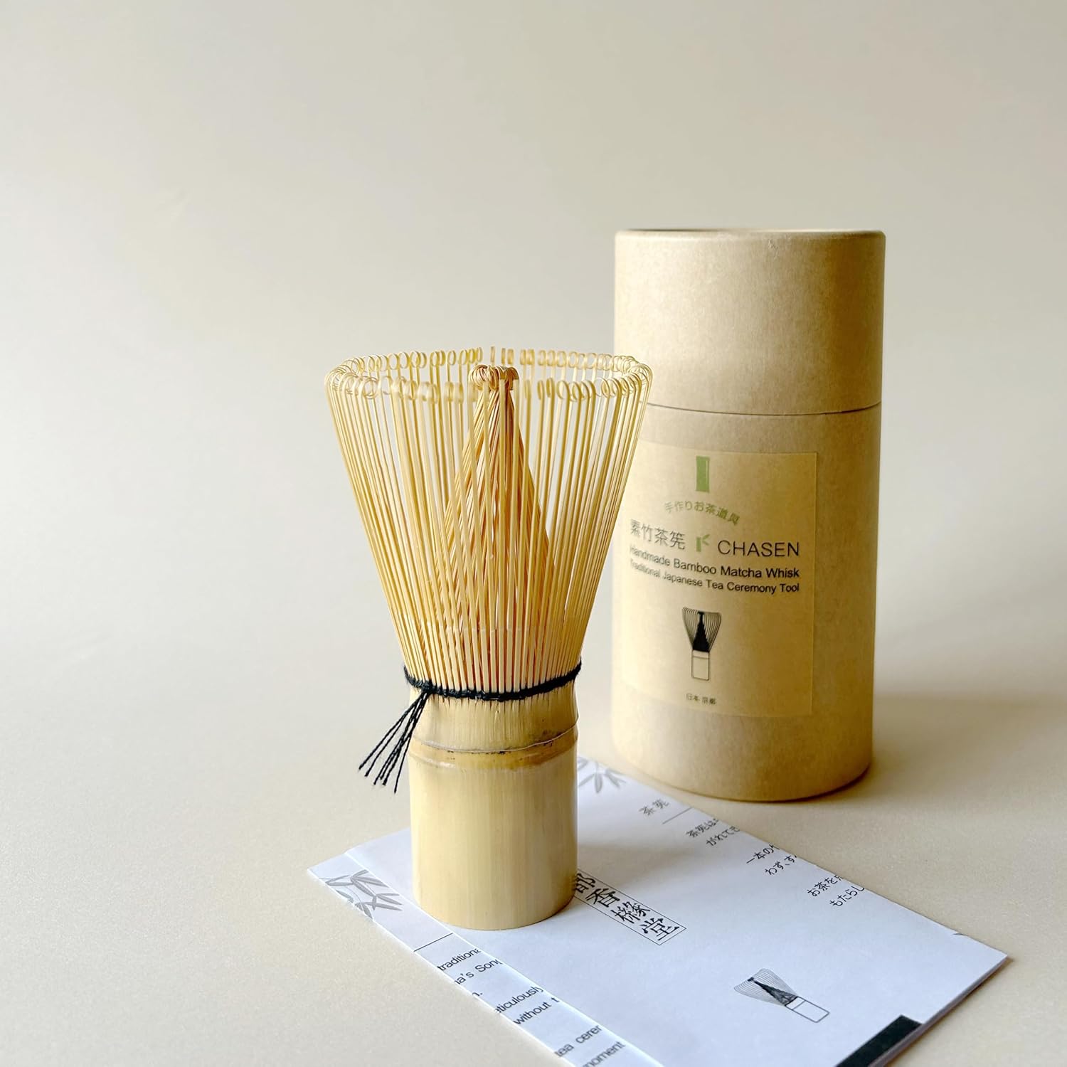 京都香櫞堂日本製100本立茶筅｜天然竹抹茶刷・薄茶濃茶茶道具｜日和
