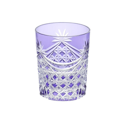 KAGAMI T370-2835-CMP 日本製紫色江戶切子威士忌杯 240ml