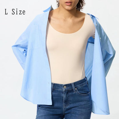 【日本直送】女款 AIRism U領短袖內搭T恤 2件組｜UNIQLO 491757｜日和優選