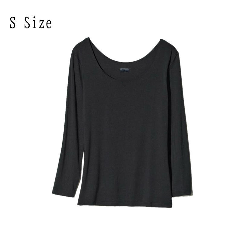【日本直送】UNIQLO 女款 HEATTECH U領八分袖發熱衣 2件組｜日和優選