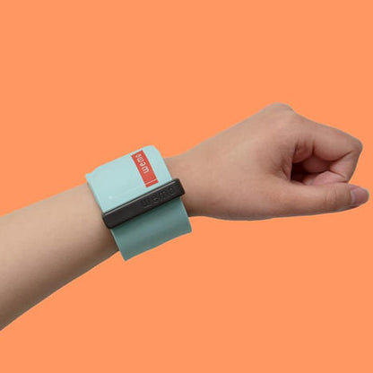 wemo 穿戴式可重複書寫備忘手環｜本體＋專用筆組合｜日本設計 行動備忘工具