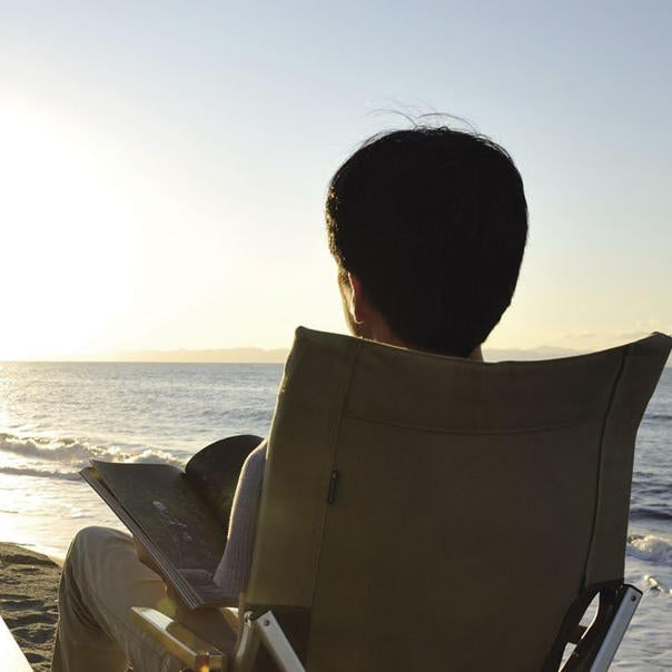 Snow Peak 露營椅 Low Chair 30 LV-091BR（棕色）｜日本製 折疊露營椅