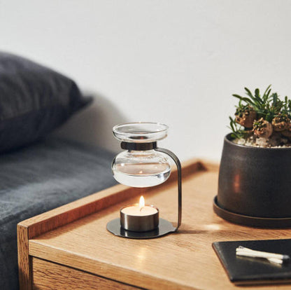 KINTO 日系極簡香氛精油暖燈 20322 黑色款｜精油燈｜蠟燭加熱式香氛爐｜送禮推薦