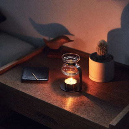 KINTO 日系極簡香氛精油暖燈 20322 黑色款｜精油燈｜蠟燭加熱式香氛爐｜送禮推薦