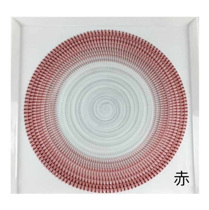 波佐見燒 21cm 主餐皿 紅色