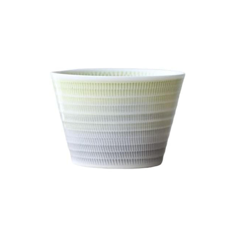 波佐見燒 蕎麥豬口杯 黃綠色